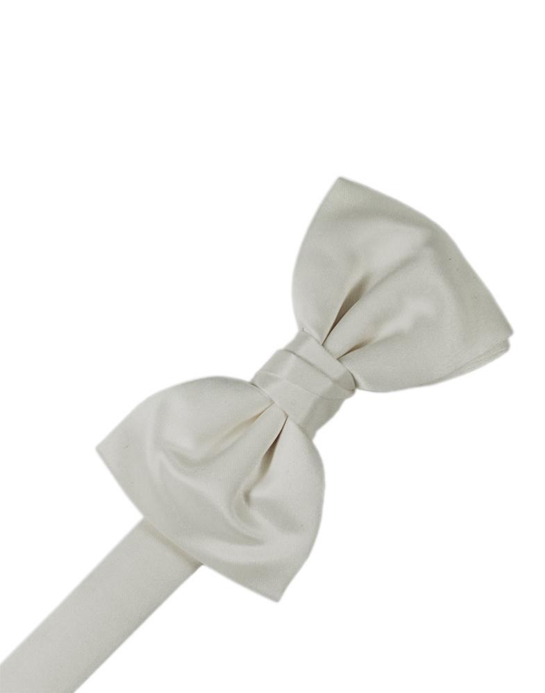 Platinum Luxury Satin Bow Tie