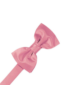 Rose Petal Luxury Satin Bow Tie