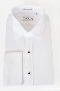 Cardi "Richard" White Spread Collar Shirt