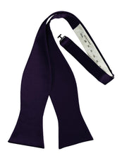 Cardi Self Tie Amethyst Luxury Satin Bow Tie