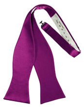 Cardi Self Tie Fuchsia Luxury Satin Bow Tie