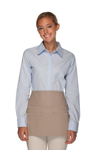 Cardi / DayStar Khaki Rounded Waist Apron (6 Pockets)