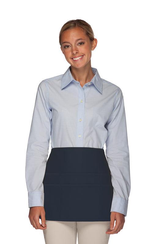 Cardi / DayStar Navy Rounded Waist Apron (6 Pockets)