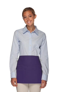 Cardi / DayStar Purple Rounded Waist Apron (6 Pockets)