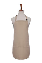 Cardi / DayStar Khaki Breakaway Neck Kids Bib Adjustable Apron (2 Pockets)