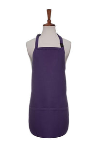Cardi / DayStar Purple Breakaway Neck Kids Bib Adjustable Apron (2 Pockets)