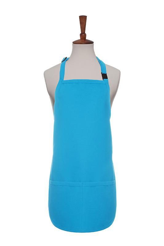 Cardi / DayStar Turquoise Breakaway Neck Kids Bib Adjustable Apron (2 Pockets)