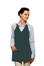 Cardi / DayStar Hunter Green Single Breasted Bib Adjustable Apron (3 Pockets)