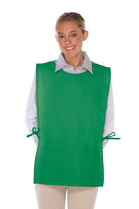 Cardi / DayStar Kelly Green Squared Cobbler With Rounded Neck Apron (2 Pockets)