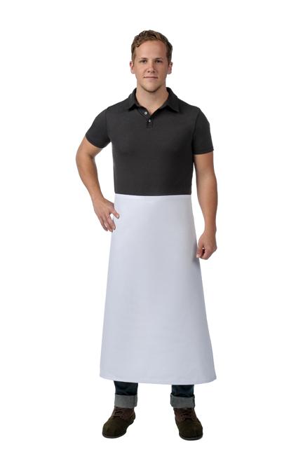 Cardi / DayStar White Bistro Apron (No Pockets)