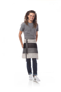 DayStar Black American Denim Series Canvas Stripe Bistro Apron