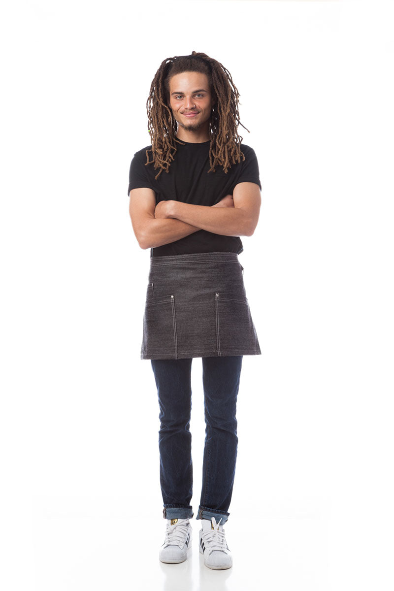 DayStar Black & White American Denim Series Waist Apron