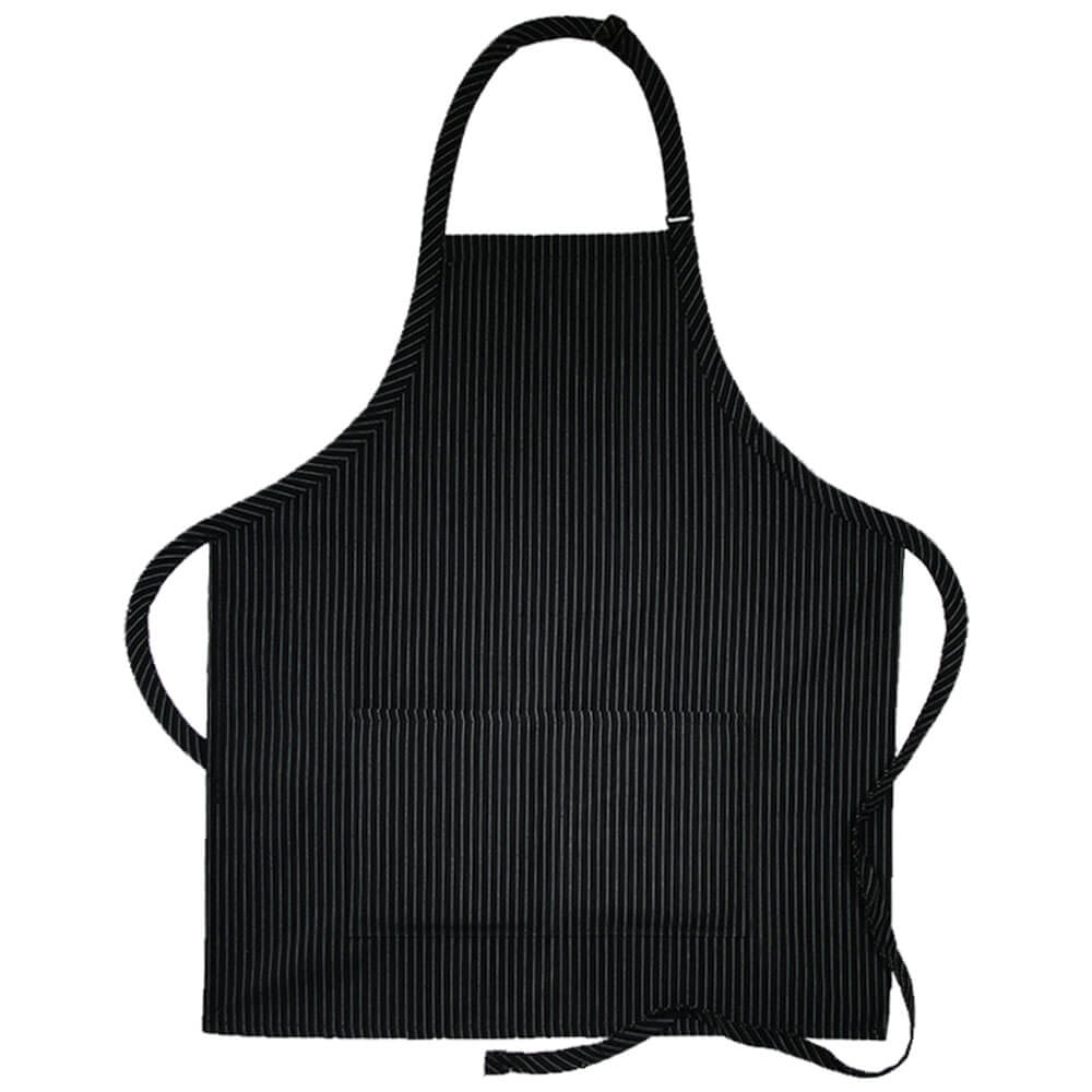 Cardi / DayStar Pinstripe Bib Adjustable Apron (2 Pockets)