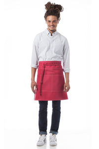 DayStar Cranberry Woodland Canvas Series Half Bistro Apron