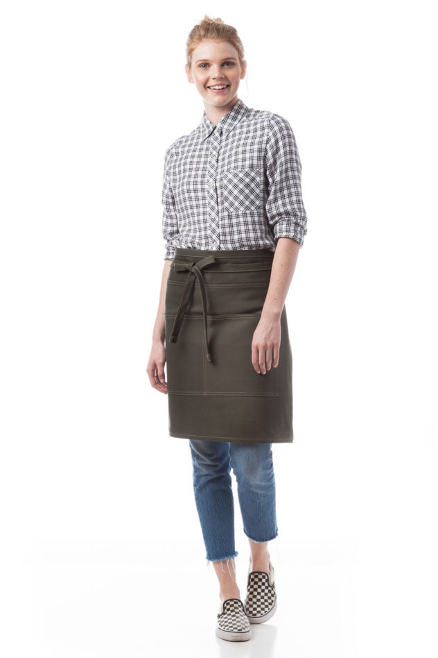 DayStar Spruce Woodland Canvas Series Half Bistro Apron