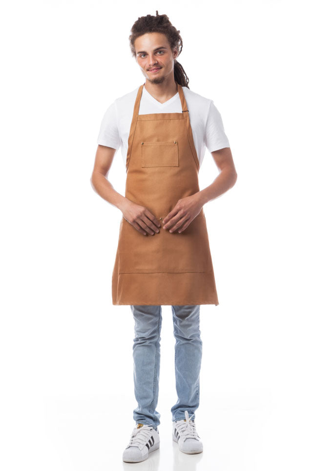 DayStar Tobacco Woodland Canvas Series Three Pocket Bib Apron