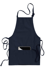 Edwards Navy Bib Adjustable Apron (3 Pockets)