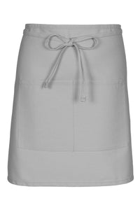 Fame Silver Half Bistro Apron (2 Patch Pockets)