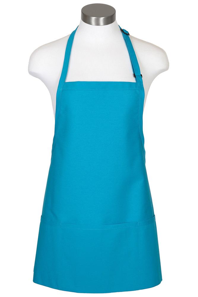 Fame Turquoise Bib Adjustable Apron (3 Pockets)