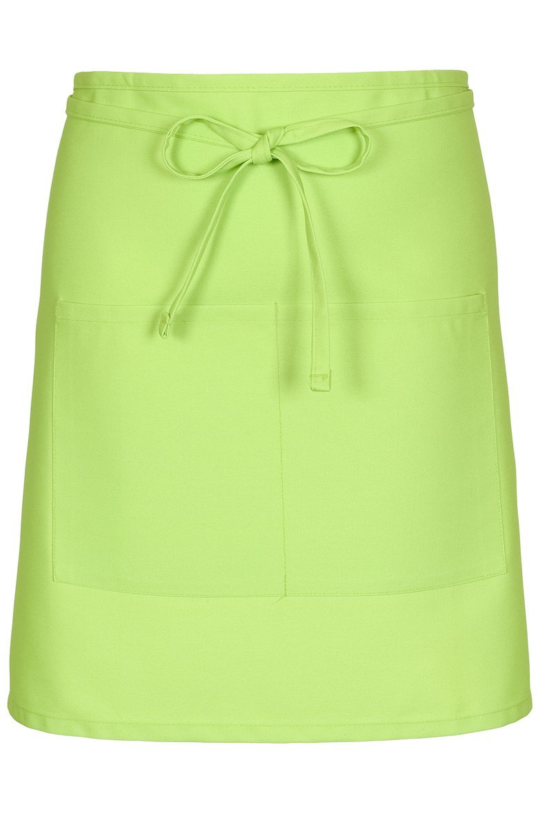 Fame Lime Half Bistro Apron (2 Patch Pockets)