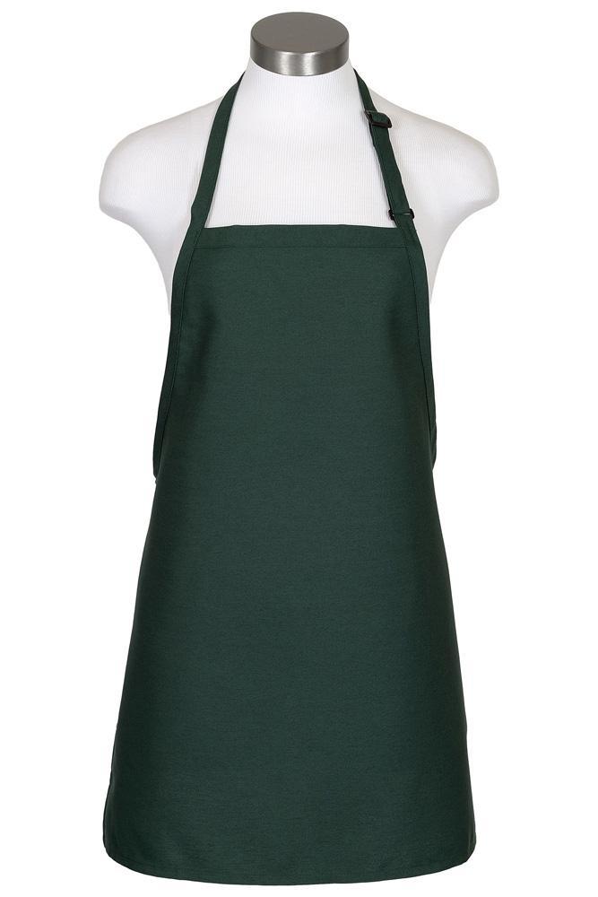 Fame Hunter Green Cover Up Bib Adjustable Apron (No Pockets)