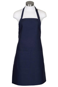 Fame Navy Bib Adjustable Apron (2 Pockets)