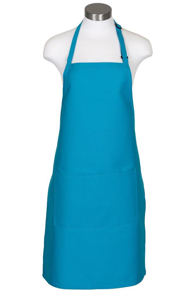 Fame Turquoise Bib Adjustable Apron (2 Pockets)