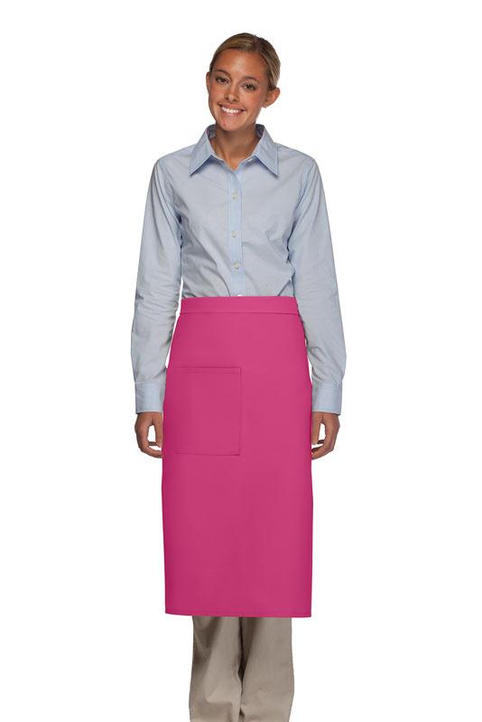 Cardi / DayStar Hot Pink Full Bistro Apron (1 Pocket)