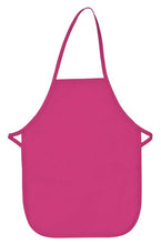 Cardi / DayStar Hot Pink Kid's XL Bib Apron (No Pockets)