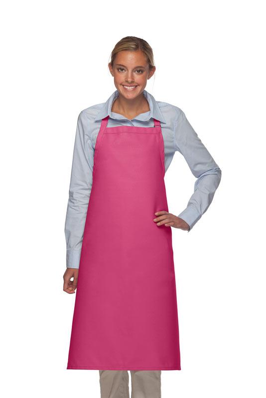 Cardi / DayStar Hot Pink Deluxe XL Butcher Adjustable Apron (No Pockets)