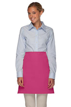 Cardi / DayStar Hot Pink Half Bistro Apron (No Pockets)