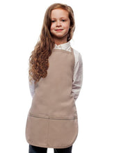 Cardi / DayStar Khaki Kid's Bib Apron (2 Pockets)