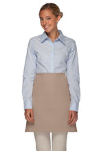 Cardi / DayStar Khaki Half Bistro Apron (No Pockets)