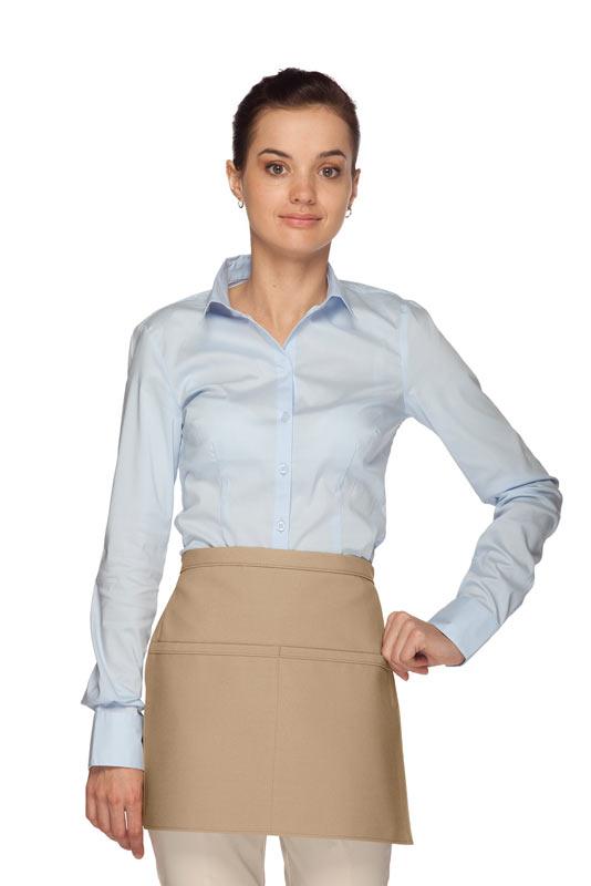 Cardi / DayStar Khaki Squared Waist Apron (2 Pockets)