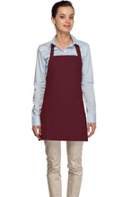 Cardi / DayStar Maroon Deluxe Deluxe Bib Adjustable Apron (3 Pockets)