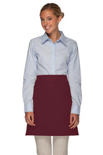 Cardi / DayStar Maroon Half Bistro Apron (No Pockets)