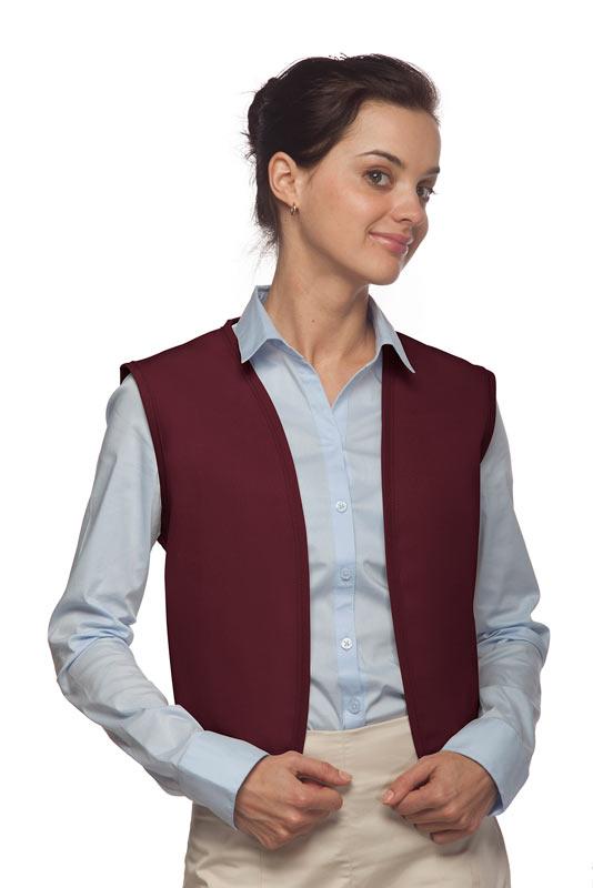 Cardi / DayStar Maroon No Buttons Unisex Vest with No Pockets
