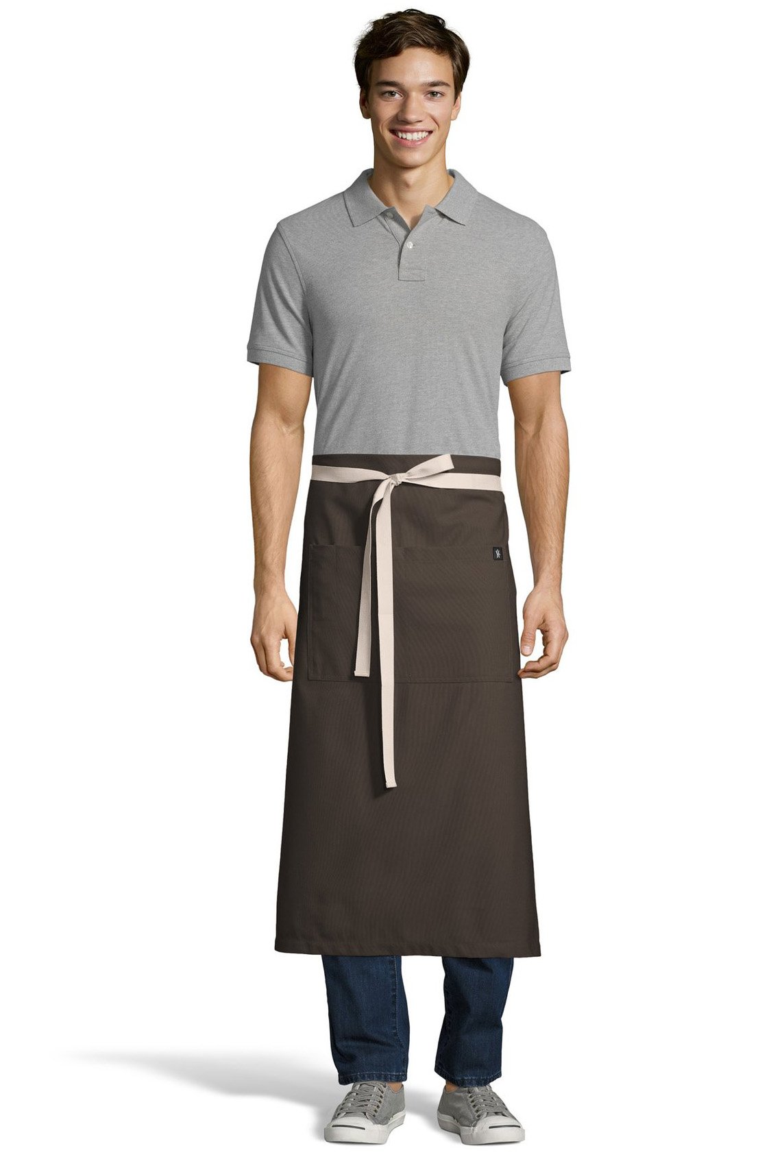 UT Black Collection Dark Brown Marvel Bistro Apron
