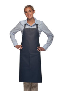 Cardi / DayStar Navy Deluxe Butcher Adjustable Apron (1 Pocket)