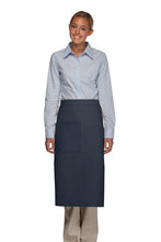 Cardi / DayStar Navy Full Bistro Apron (1 Pocket)