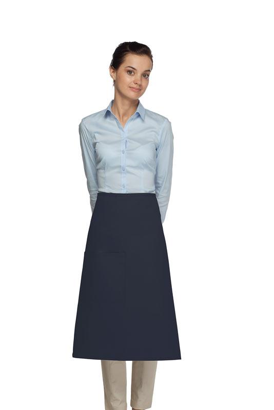 Cardi / DayStar Navy 3/4 Bistro Apron (1 Pocket)