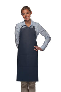 Cardi / DayStar Navy Deluxe Butcher Adjustable Apron (2 Pockets)