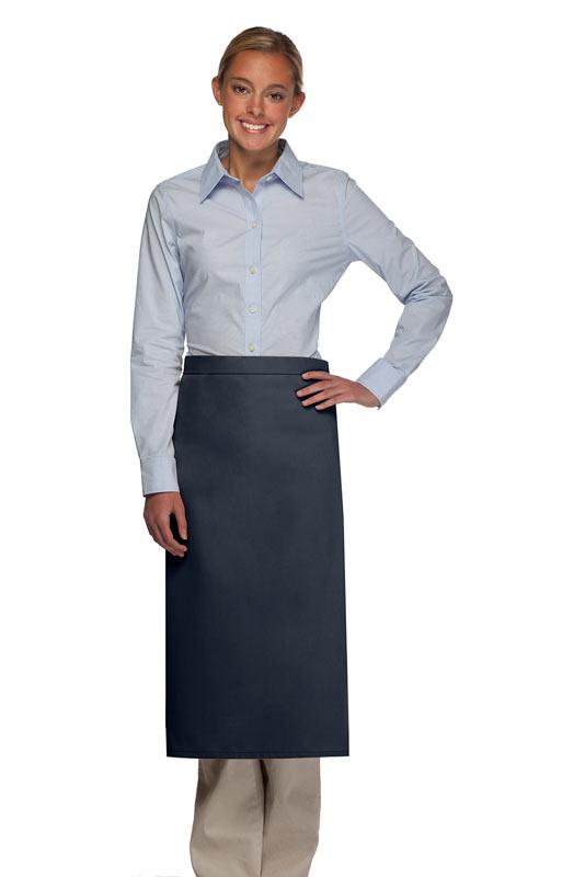 Cardi / DayStar Navy Full Bistro Apron (No Pockets)