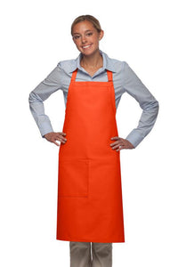 Cardi / DayStar Orange Deluxe Butcher Adjustable Apron (1 Pocket)