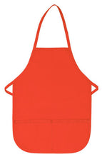 Cardi / DayStar Orange Kid's XL Bib Apron (2 Pockets)