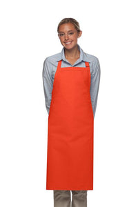 Cardi / DayStar Orange Deluxe Butcher Adjustable Apron (No Pockets)