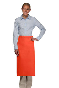 Cardi / DayStar Orange Full Bistro Apron (No Pockets)