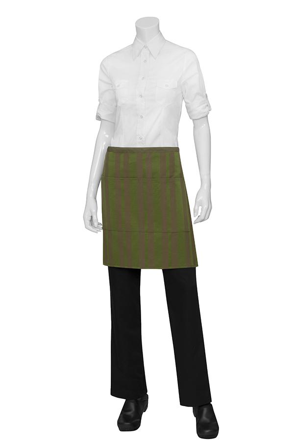 Chef Works Phoenix Green Half Bistro Apron