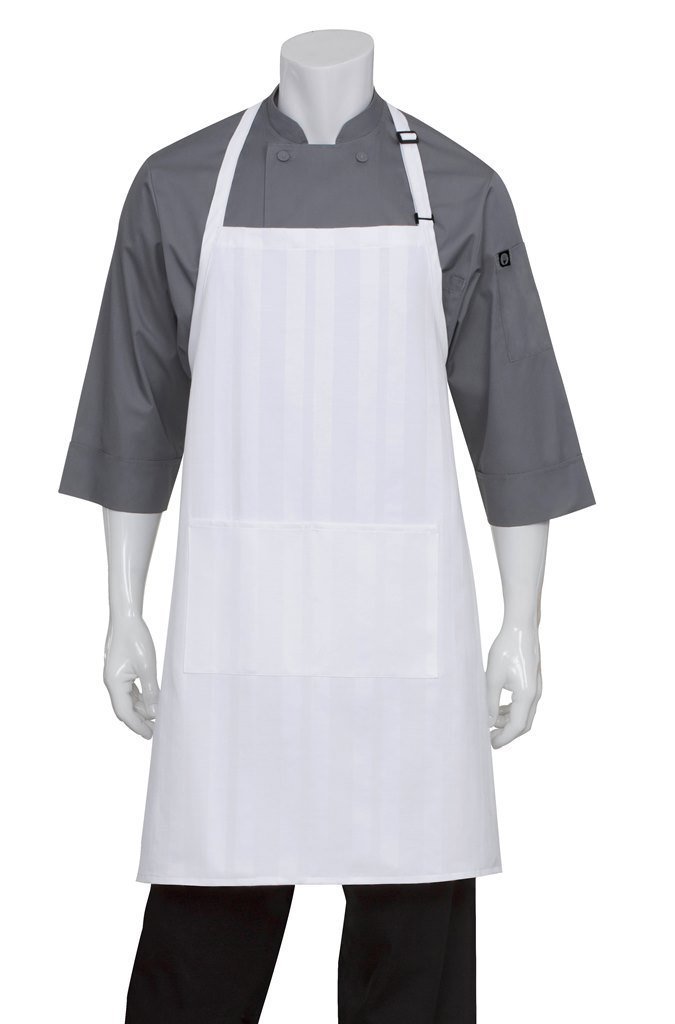 Chef Works Phoenix White Bib Apron