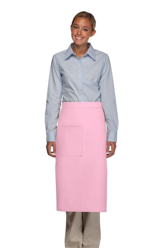 Cardi / DayStar Pink Full Bistro Apron (1 Pocket)